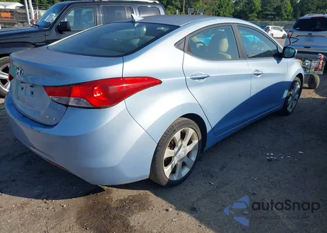 2011 Hyundai Elantra Limited (Ulsan Plant) from USA, damaged, VIN KMHDH4AE5BU127989